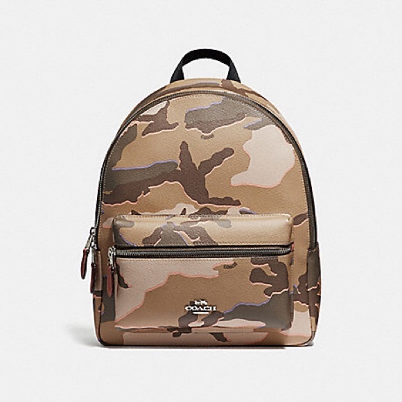 coach camouflage backpack